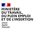 Logo du ministère du travail, du plein emploi et de l'insertion
